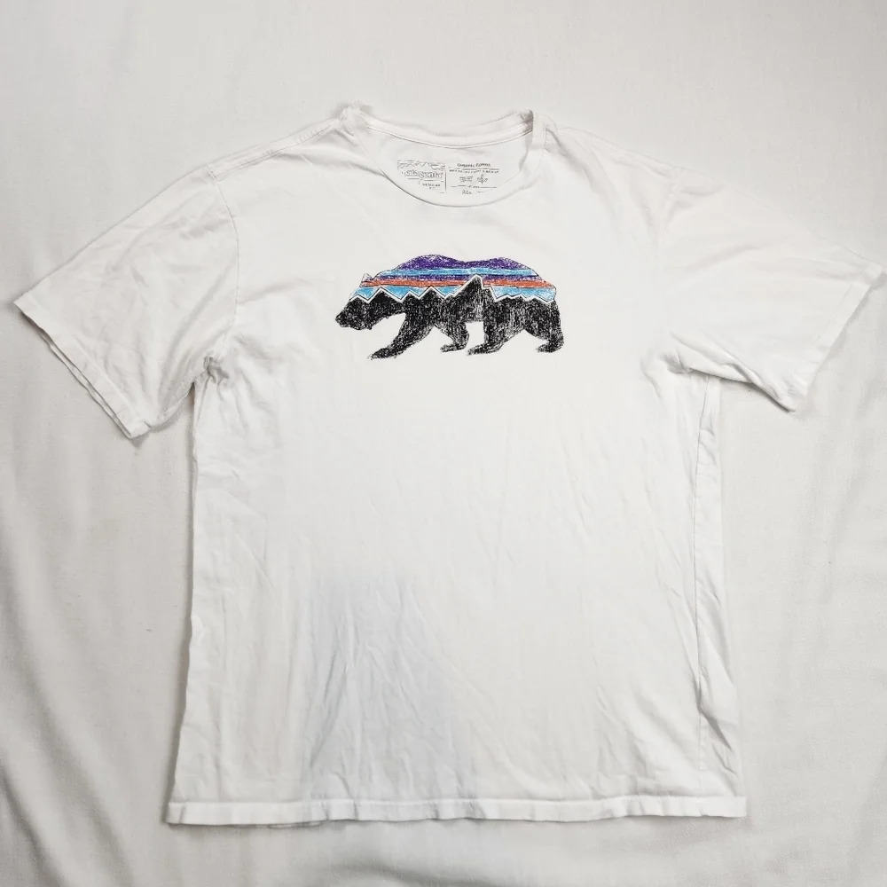 Patagonia White Bear Short Sleeve Tee.